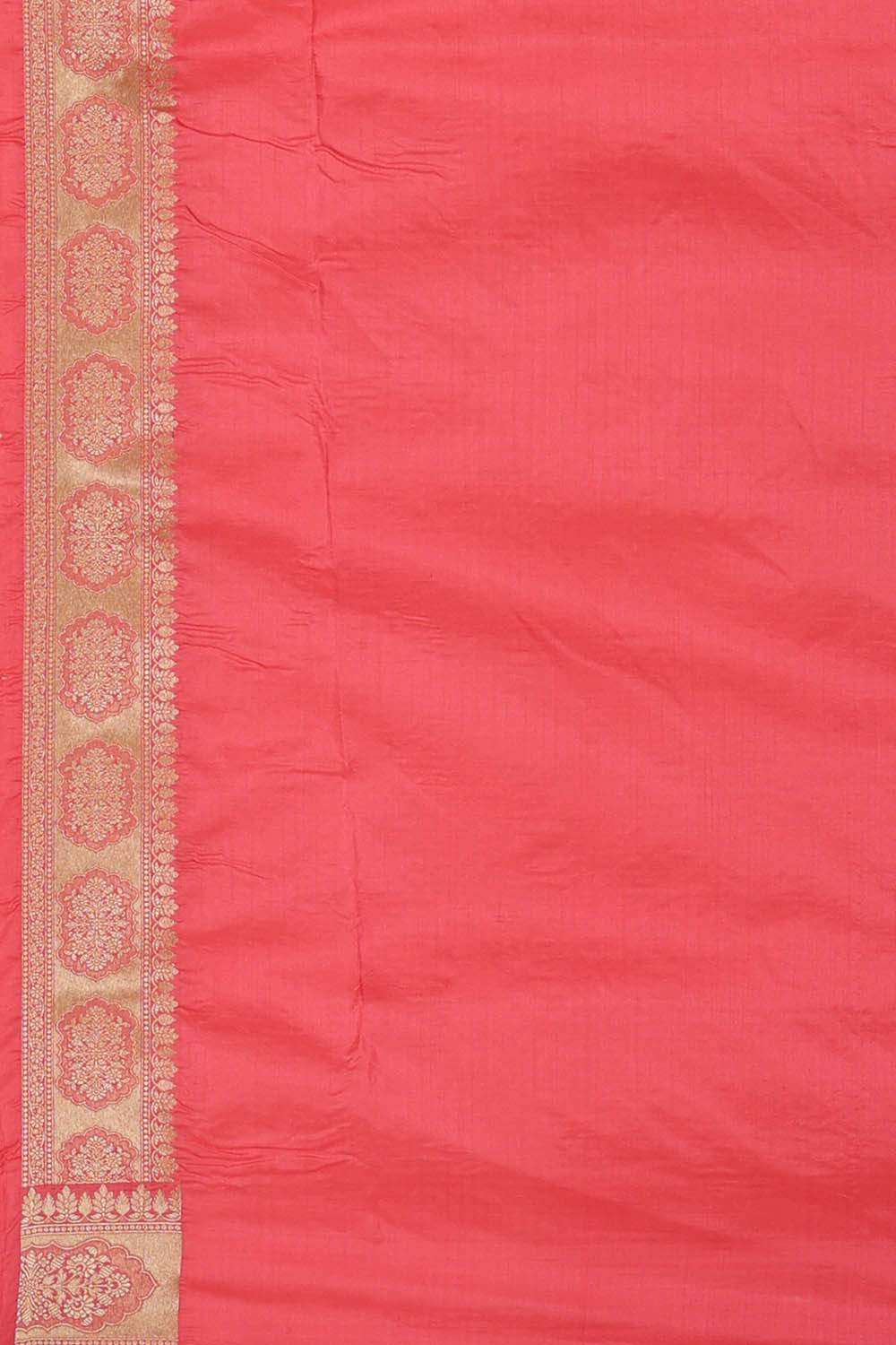 Image of Banarasi Silk Peach Pink Saree